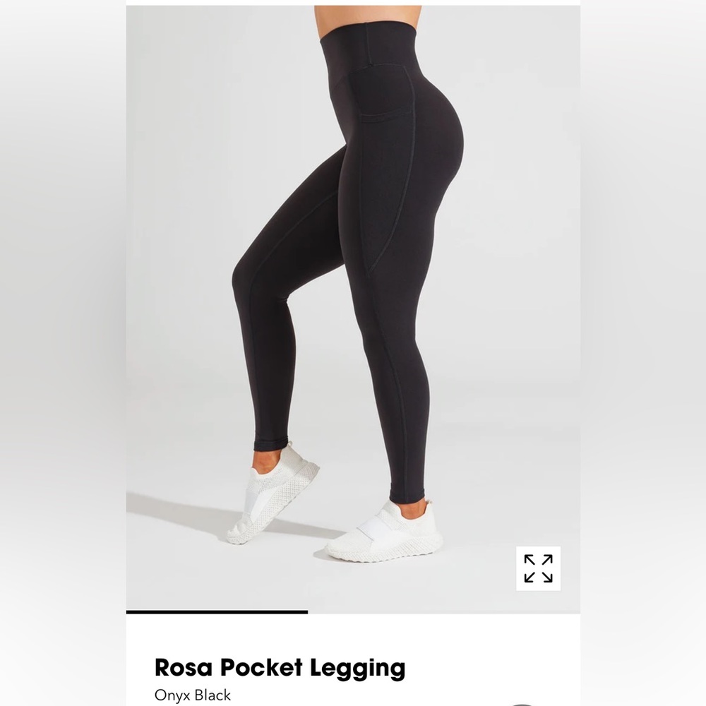 EUC Buffbunny Rosa Pocket Legging - Onyx (Black)
